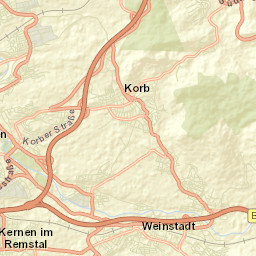 Korb Street Map