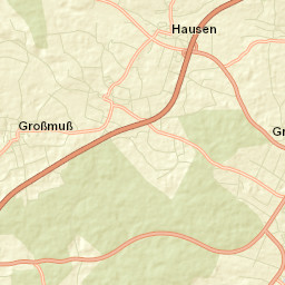 Hausen Street Map