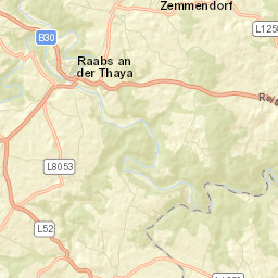 Raabs an der Thaya Street Map