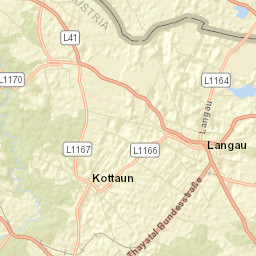 Langau Street Map