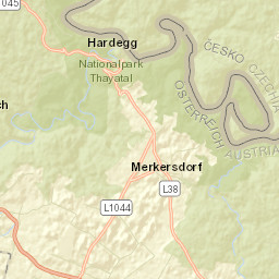 Hardegg Street Map