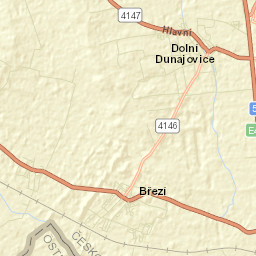 Dolní Dunajovice Street Map
