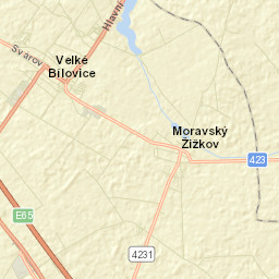 Moravský Žižkov Street Map
