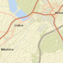 Mikulčice Street Map