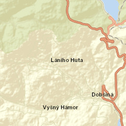 Dobšiná Street Map