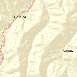 Okres Gelnica Street Map