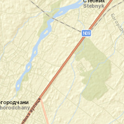 Stari Bohorodchany Street Map