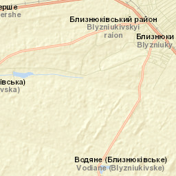 Blyznyuky Street Map