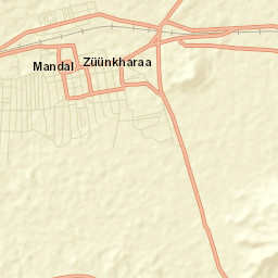 Dzüünharaa Street Map