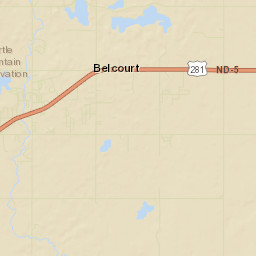 Belcourt Street Map