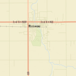 Roseau Street Map