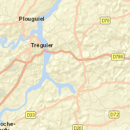 Minihy-Tréguier Street Map