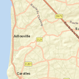 Jullouville Street Map