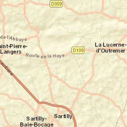 Sartilly Street Map