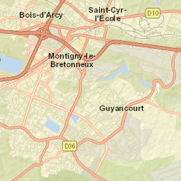 Voisins-le-Bretonneux Street Map