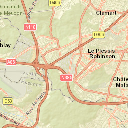Châtenay-Malabry Street Map