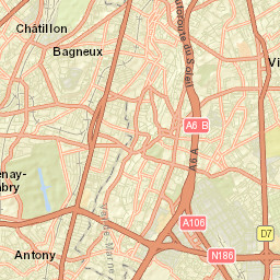 Villejuif Street Map