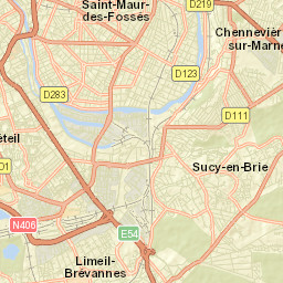 Saint-Maur-des-Fossés Street Map