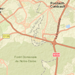 Pontault-Combault Street Map