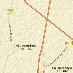 Neufmoutiers-en-Brie Street Map
