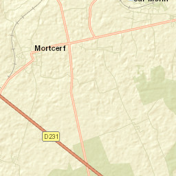 Mortcerf Street Map