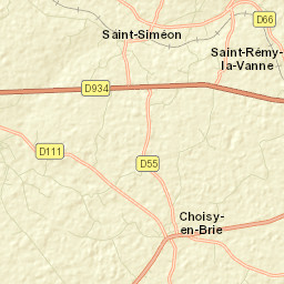 Choisy-en-Brie Street Map