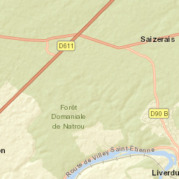 Liverdun Street Map
