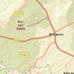 Vic-sur-Seille Street Map