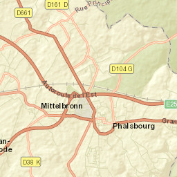 Phalsbourg Street Map