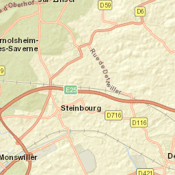 Dossenheim-sur-Zinsel Street Map