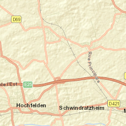 Mommenheim Street Map