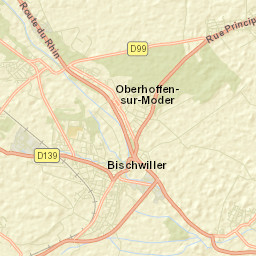 Oberhoffen-sur-Moder Street Map