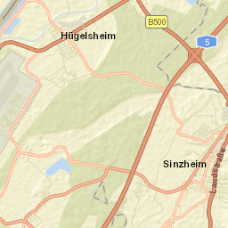 Hügelsheim Street Map