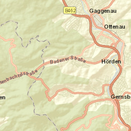 Gernsbach Street Map