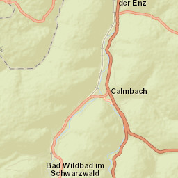 Bad Wildbad Street Map