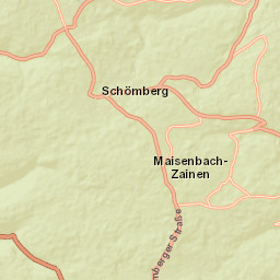 Schömberg Street Map