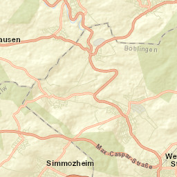 Simmozheim Street Map