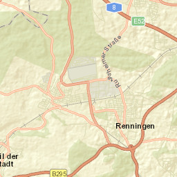 Renningen Street Map