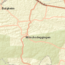 Mönchsdeggingen Street Map