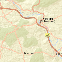Harburg Street Map