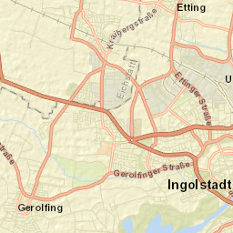 Ingolstadt Street Map