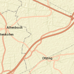 Otzing Street Map
