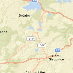 Horní Stropnice Street Map