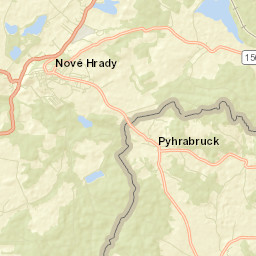 Nové Hrady Street Map