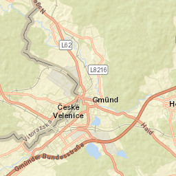 České Velenice Street Map