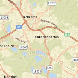 Schrems Street Map