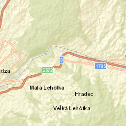 Okres Prievidza Street Map