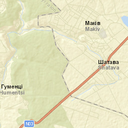 Makiv Street Map