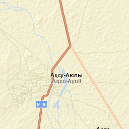 Aksu-Ayuly Street Map