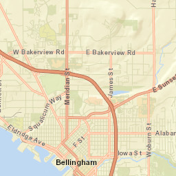 Bellingham Street Map